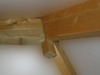 Gemaakte hoekkeper in kapconstructie met koningsstijl